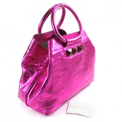Marc Jacobs Metallic Fuchsia Crinkled Cruise Tote 3 of 10