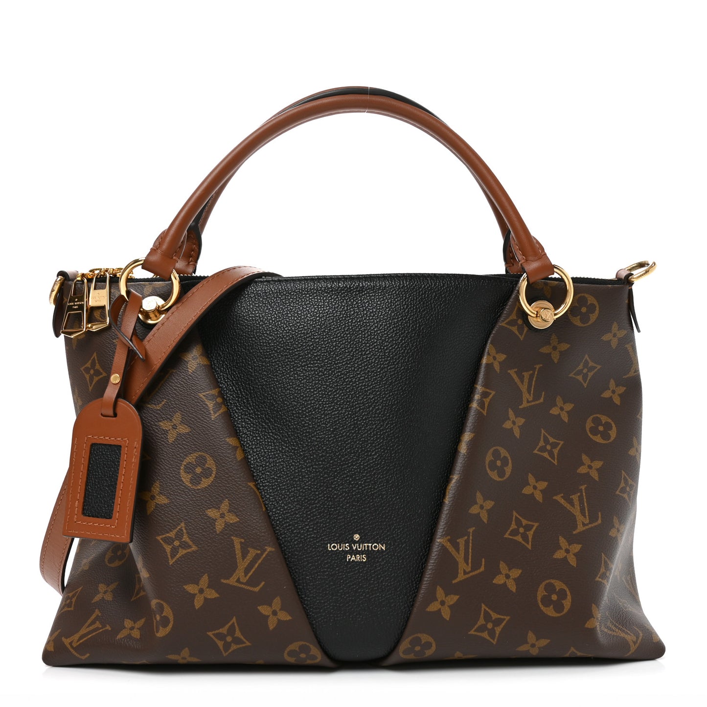 Monogram V Tote MM Black