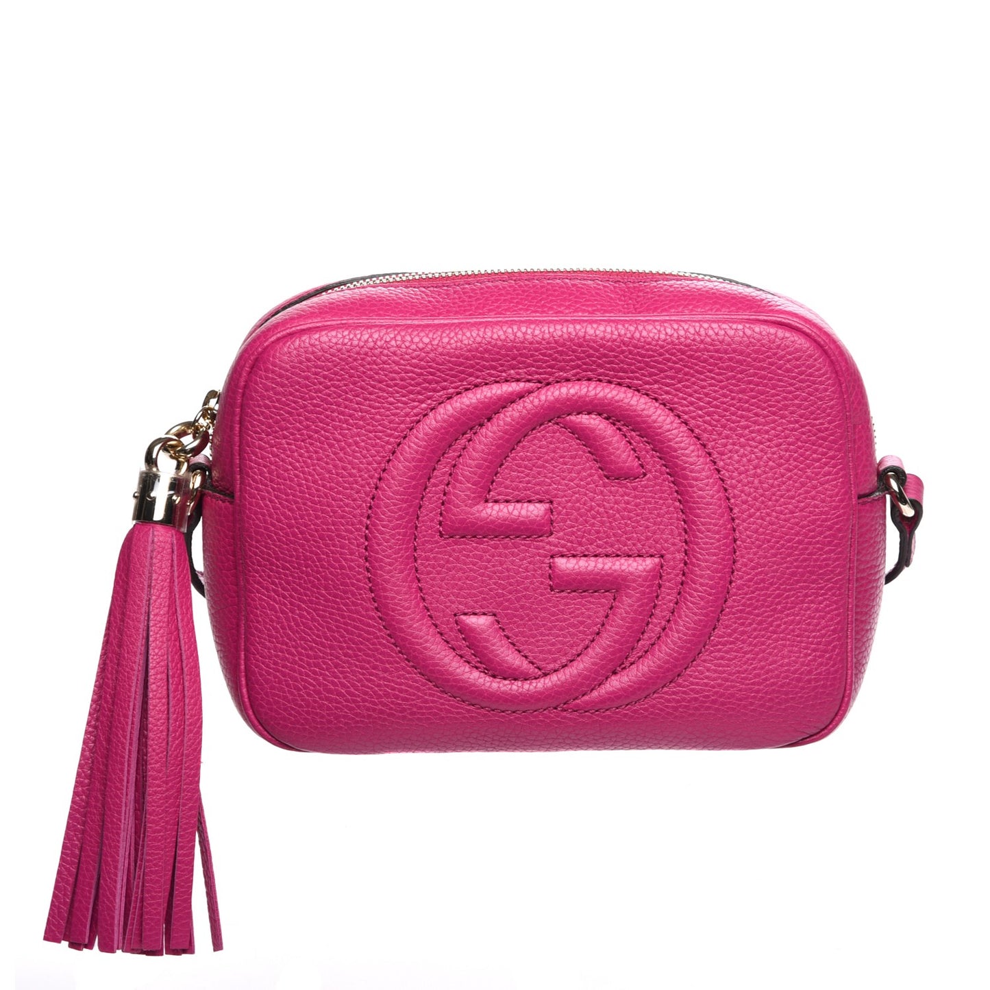 Cellarius Calfskin Small Soho Disco Bag Bright Bouganville
