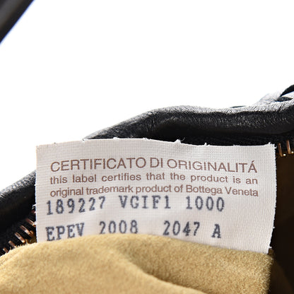 Bottega Veneta Nappa Intrecciato Pleated Mini Veneta Hobo Black 6 of 9