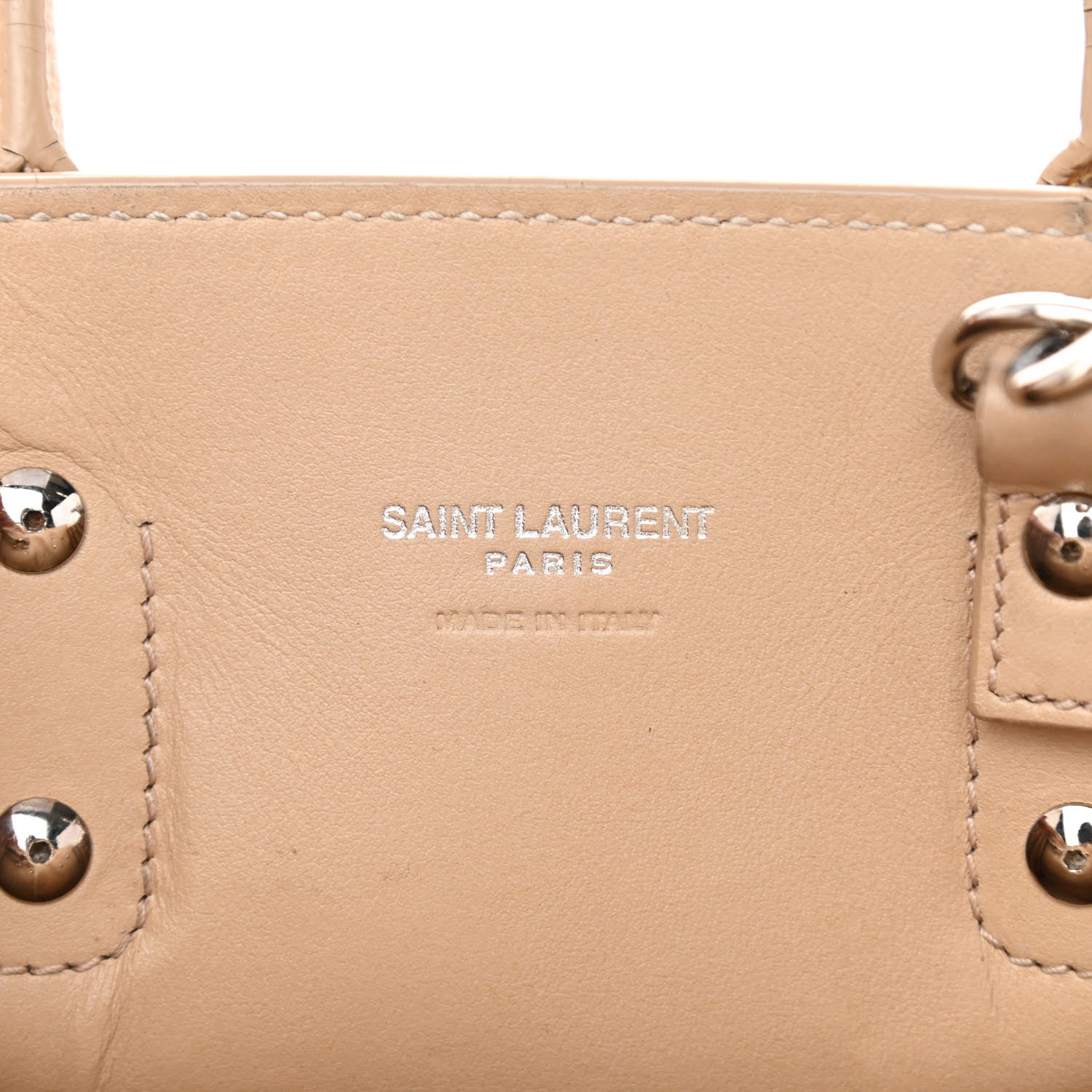 Saint Laurent Grained Calfskin Nano Sac De Jour Dark Beige 6 of 17