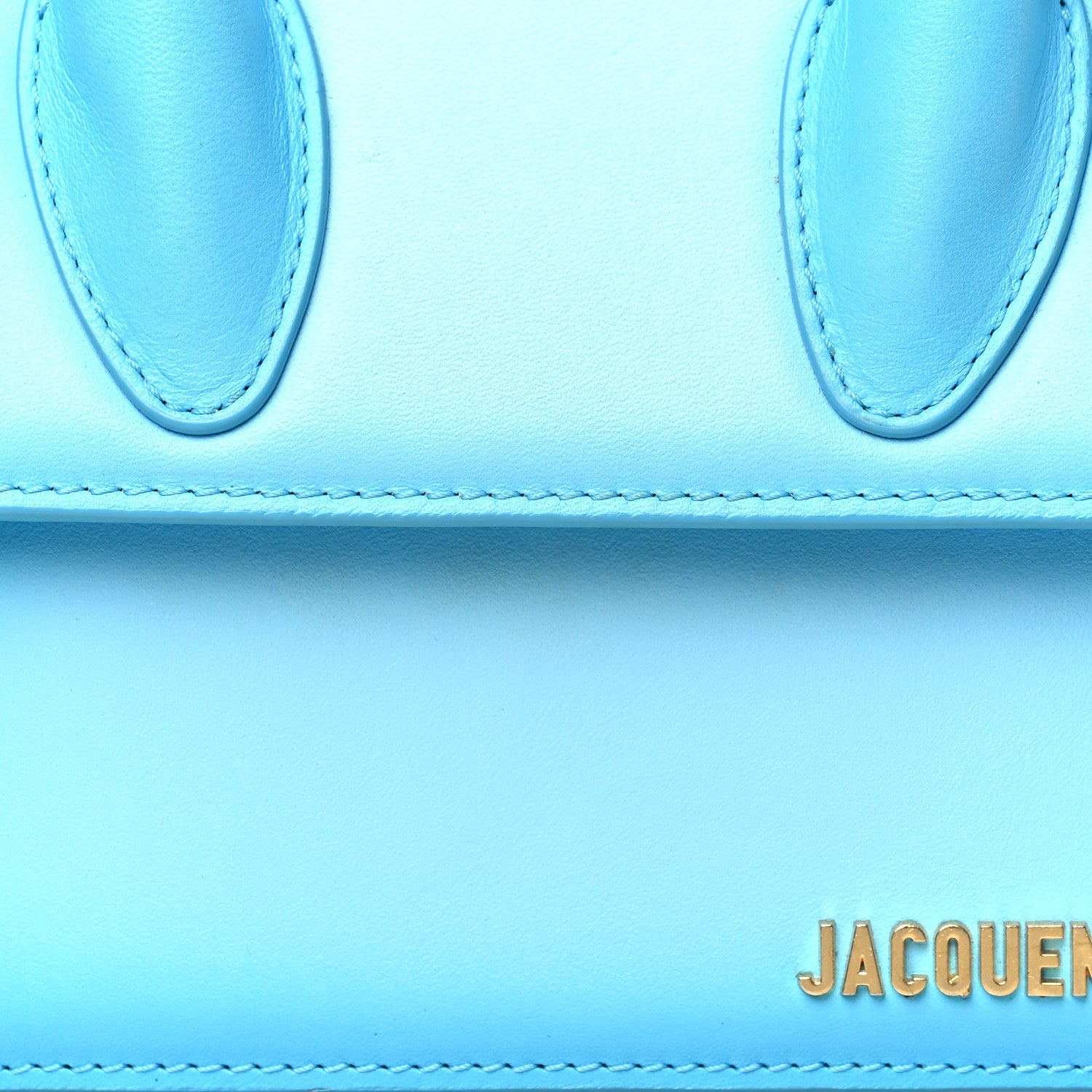 Jacquemus Smooth Calfskin Le Chiquito Noeud Blue 7 of 9