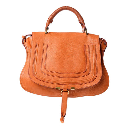 Chloe Calfskin Medium Marcie Top Handle Bag Indian Summer 1 of 11