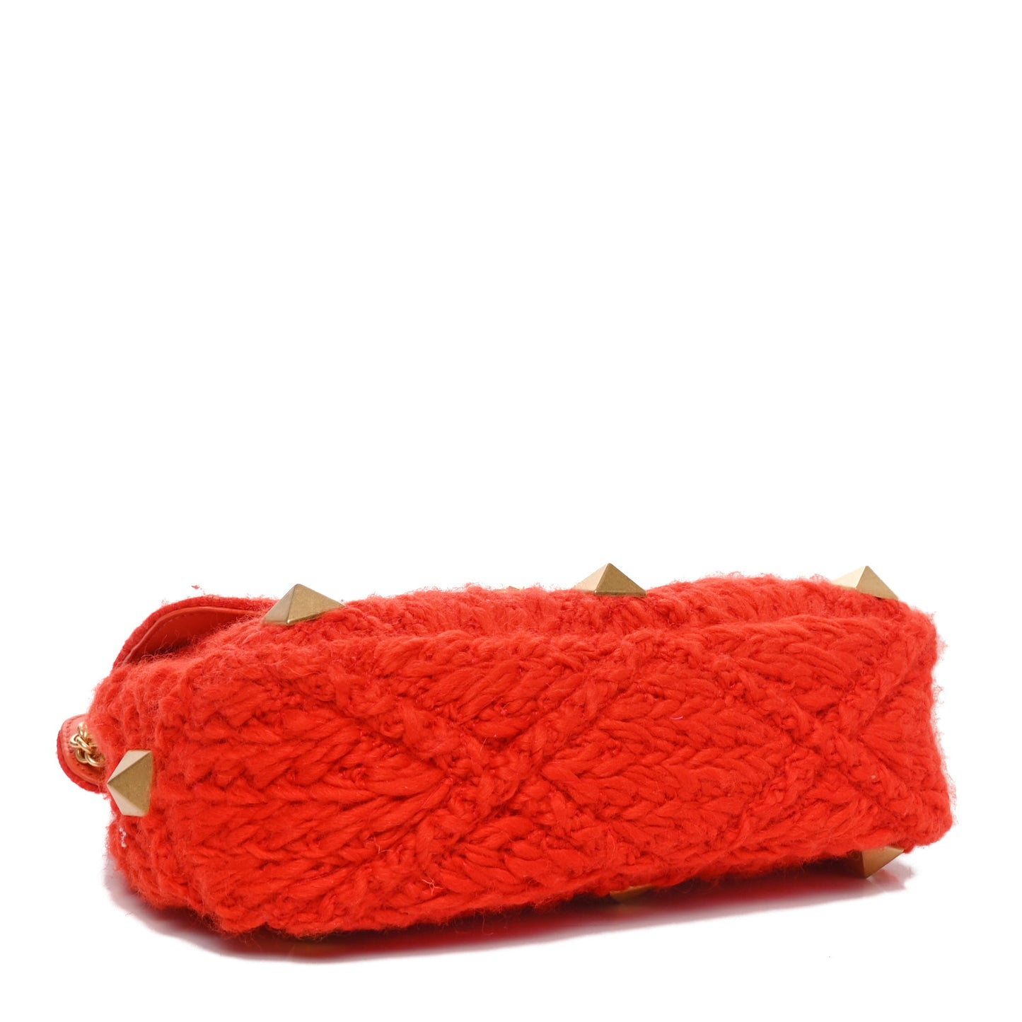 Cashmere Medium Roman Stud Shoulder Bag Titian