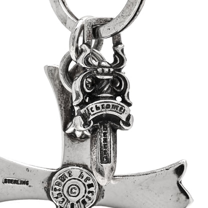 Chrome Hearts Sterling Silver Cross and Dagger Keychain 5 of 5
