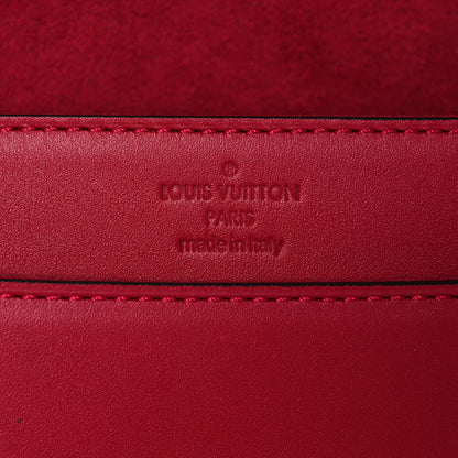 Louis Vuitton Calfskin Chain Louise MM Red 5 of 12