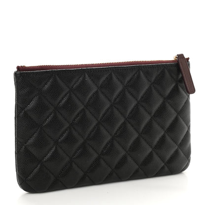 Chanel Caviar Quilted Cosmetic Case Black 3 of 7