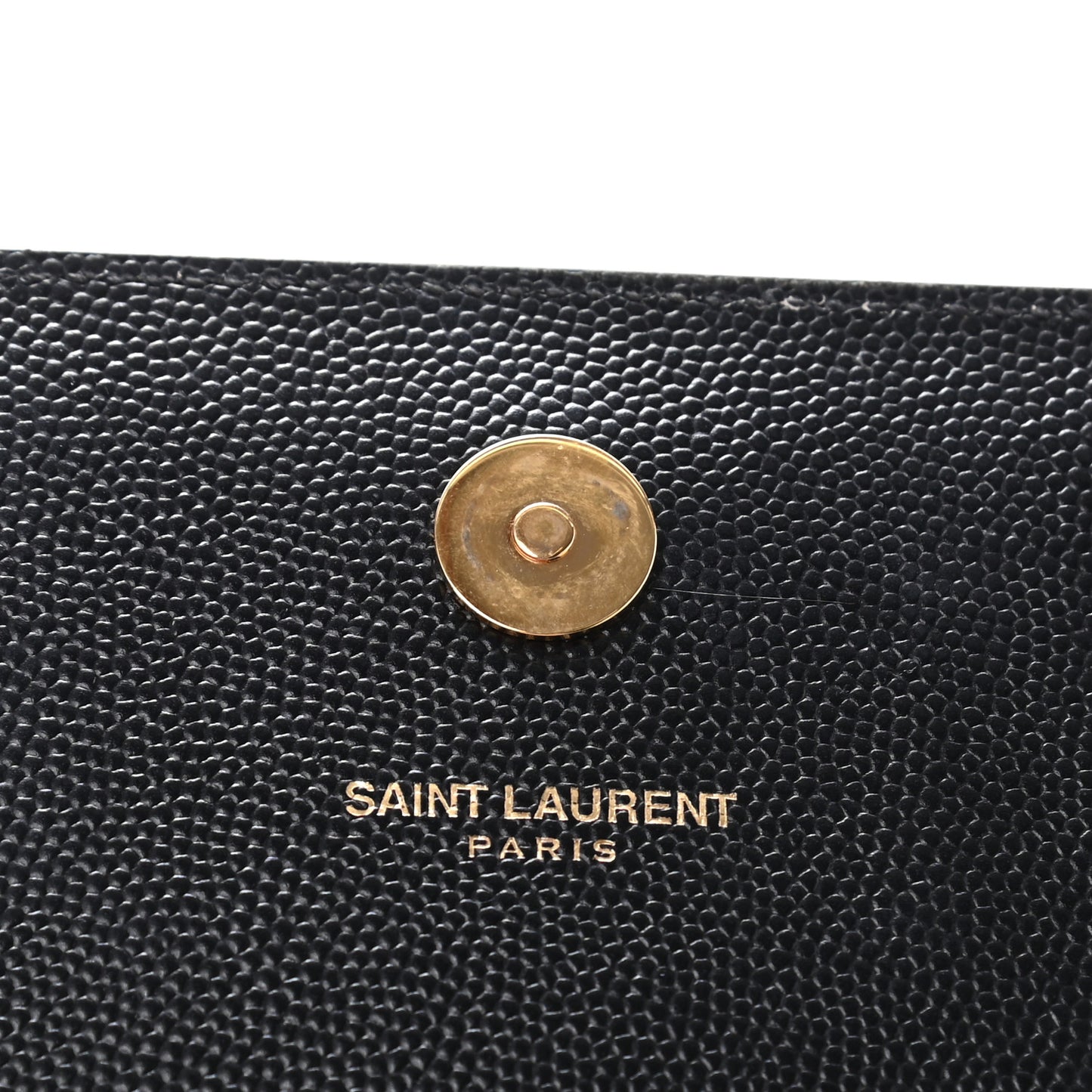 Grain De Poudre Classic Monogram Kate Clutch Black