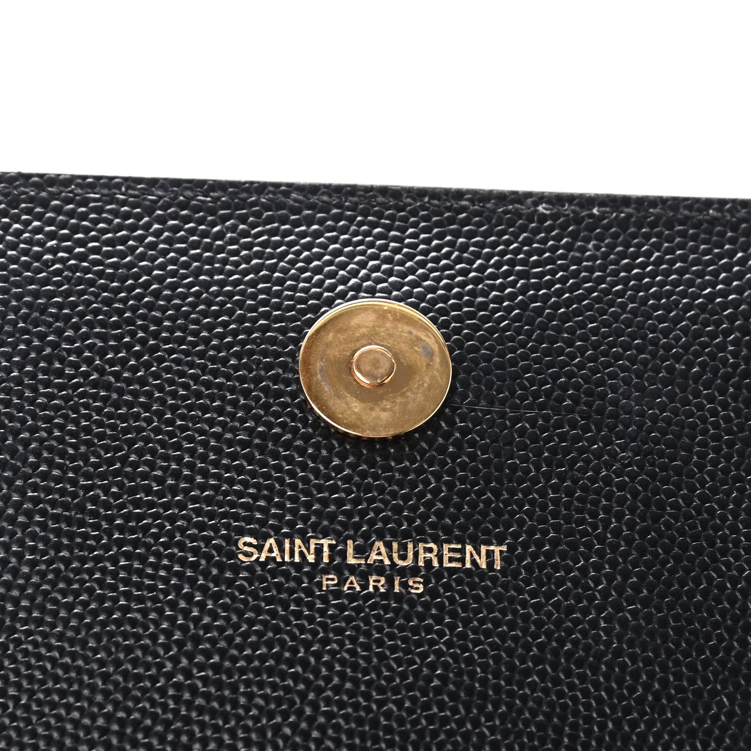 Saint Laurent Grain De Poudre Classic Monogram Kate Clutch Black 10 of 13