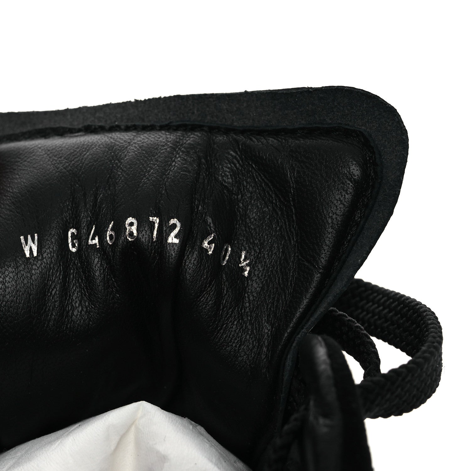Chanel Mixed Fibers Suede Shiny Calfskin Womens CC Sneakers 40.5 Black 10 of 11