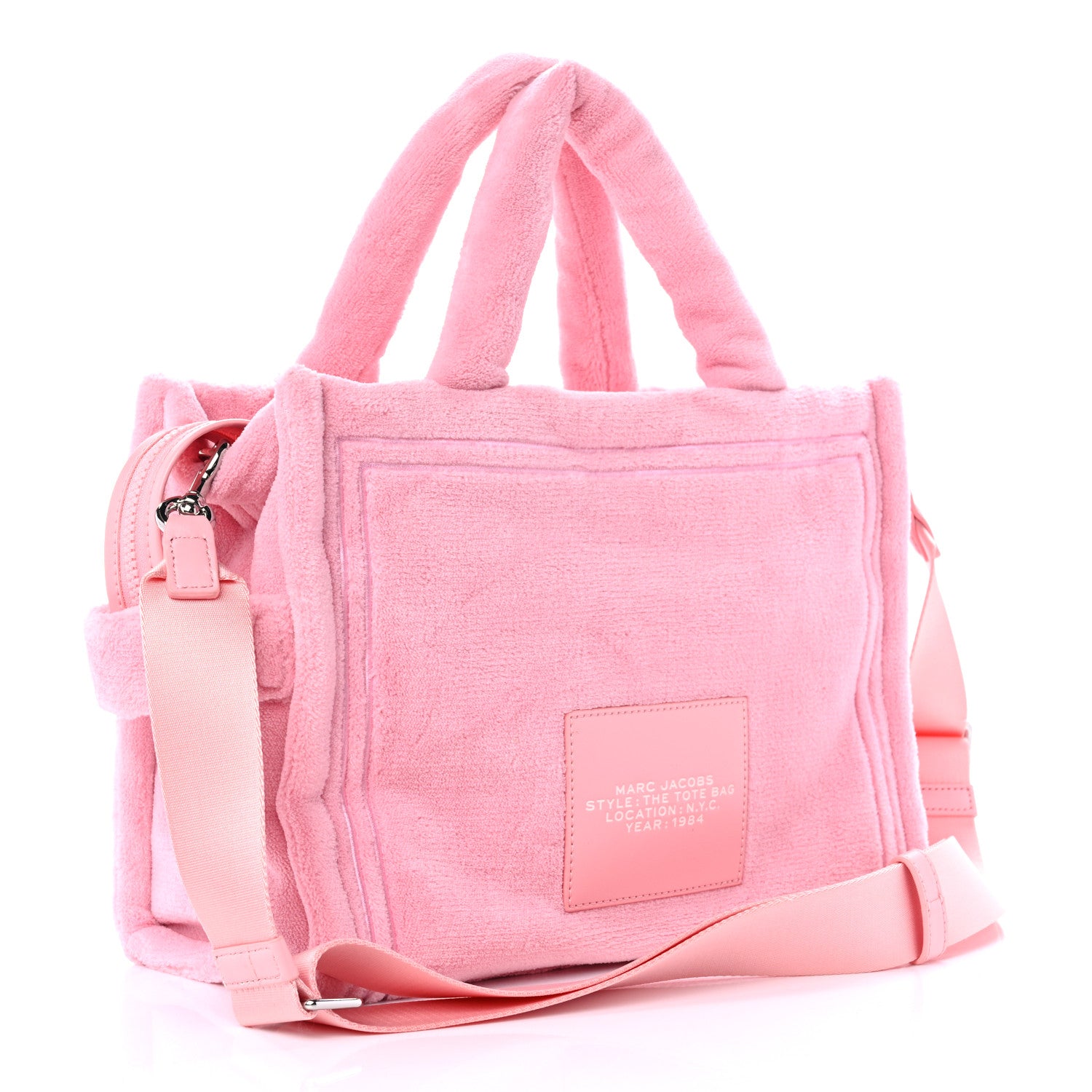 Marc Jacobs Polyester Medium Terry Tote Bag Light Pink 3 of 10