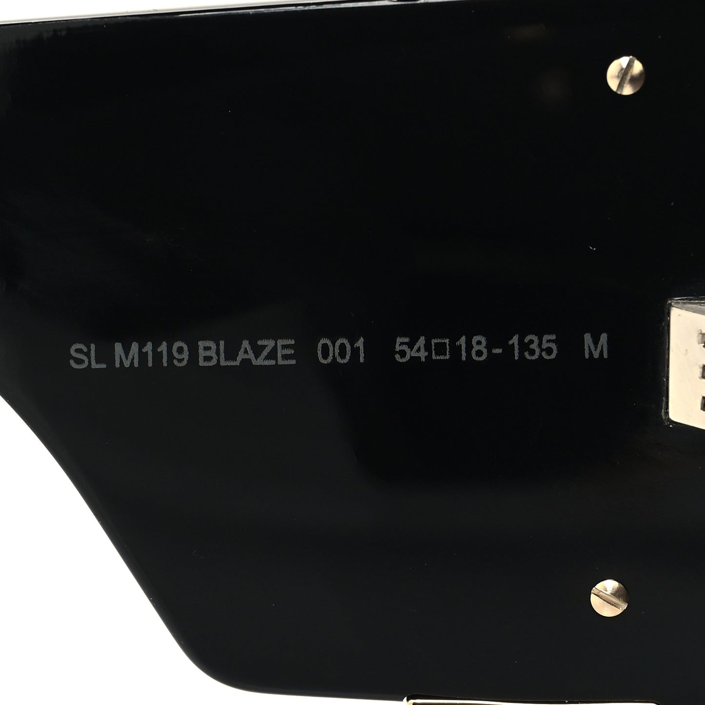 Acetate Blaze Sunglasses SL M119 Black