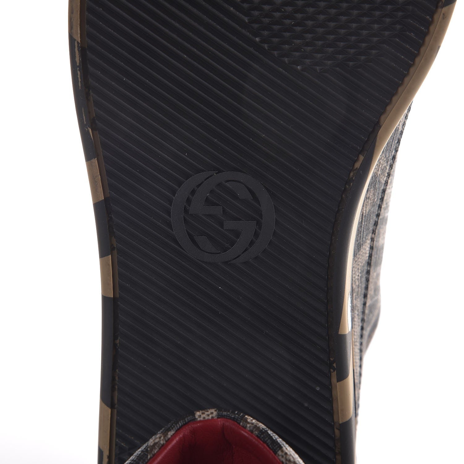 Gucci GG Supreme Monogram Caleido Mens Low Top Sneakers 7.5 Black 8 of 8