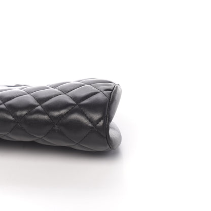 Chanel Lambskin Quilted Timeless Clutch Black 12 of 13