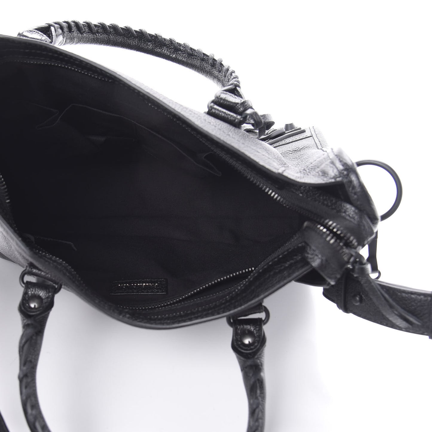 Chevre Black Metallic Edge Hardware S City Black