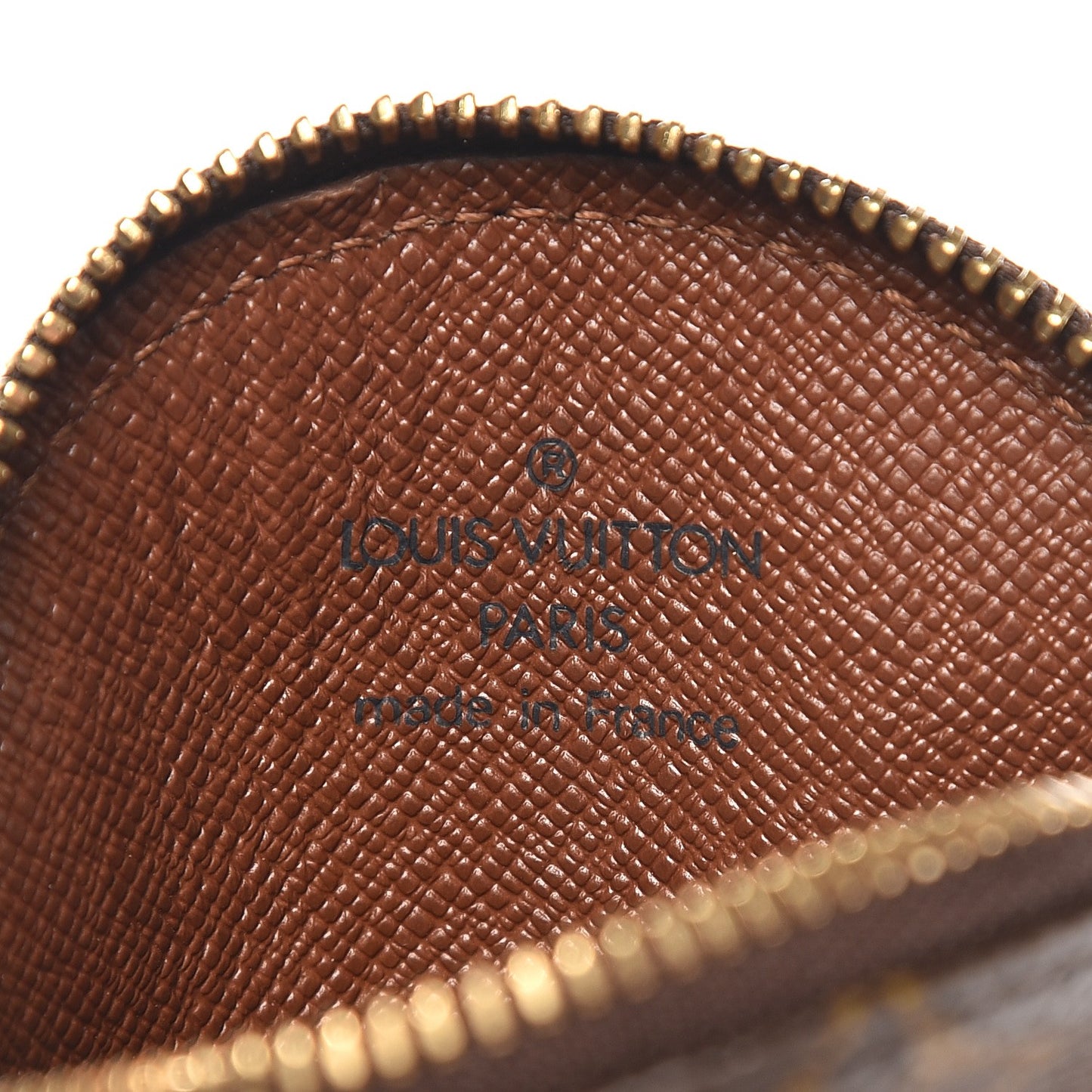 Monogram Round Coin Purse