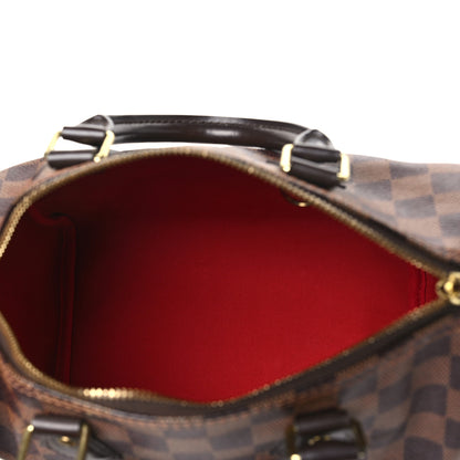 Louis Vuitton Damier Ebene Speedy Bandouliere 25 5 of 9