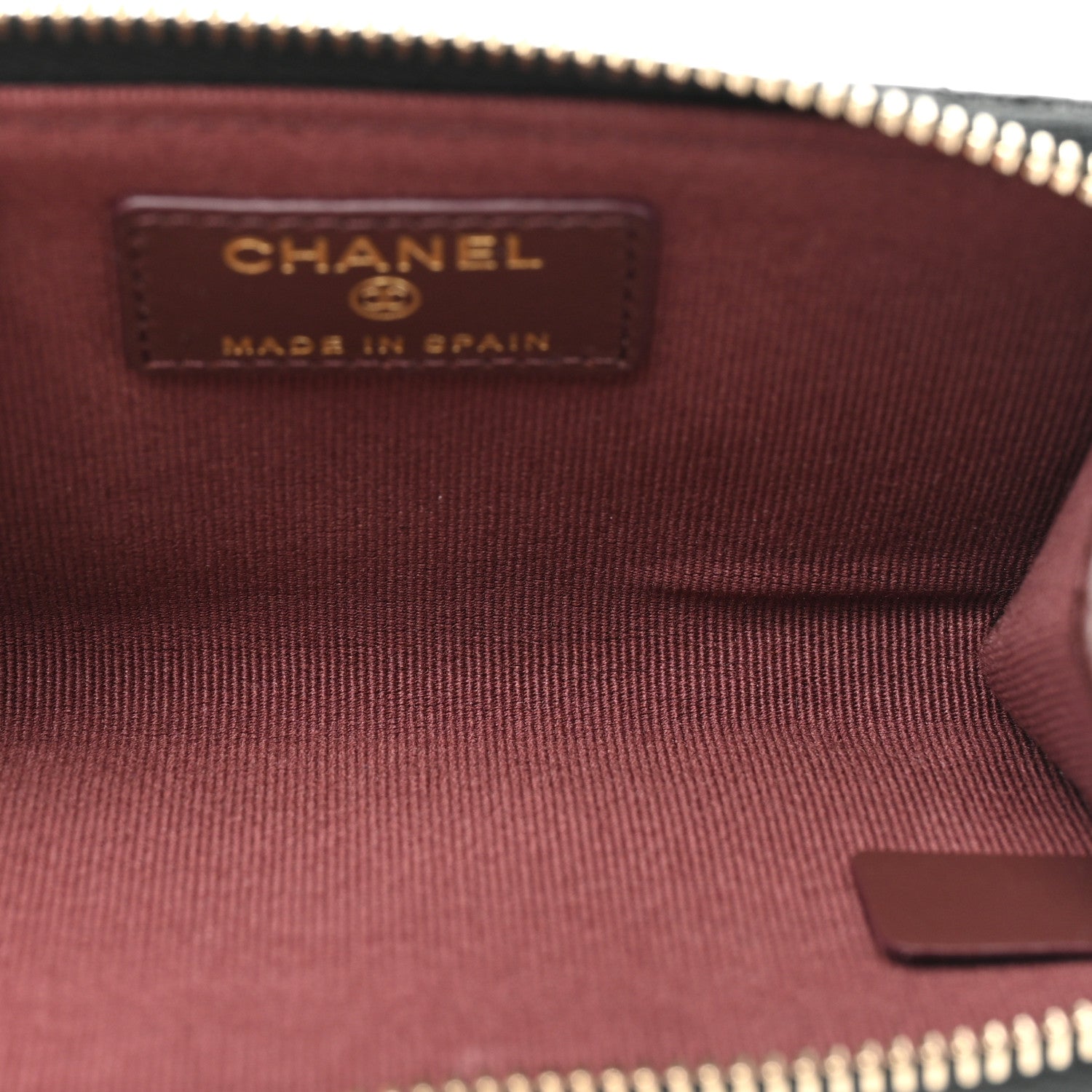 Chanel Caviar Quilted Zipped Key Holder Case Black 5 of 10