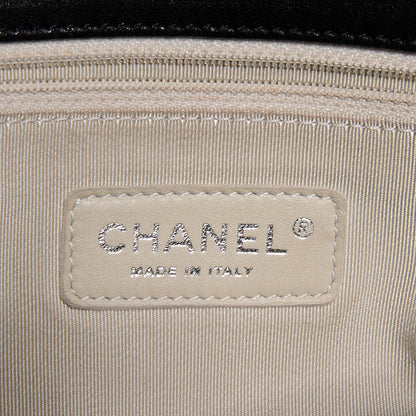 Chanel Lambskin Chain Around Maxi Flap Bag Black 6 of 8