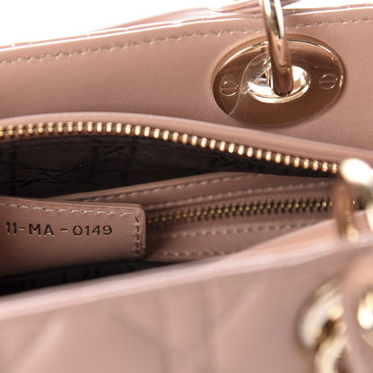 Christian Dior Lambskin Cannage Medium Lady Dior Fard 9 of 10