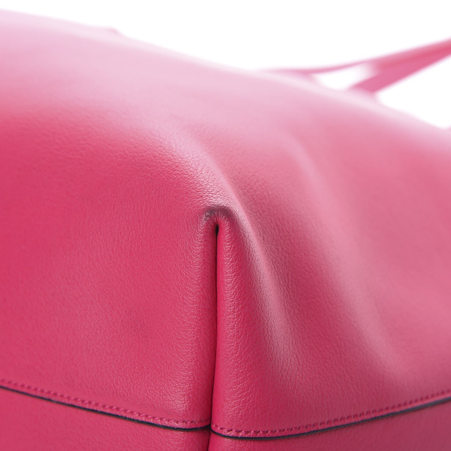 Saint Laurent Calfskin Large Shopping Tote Fuchsia 13 of 16