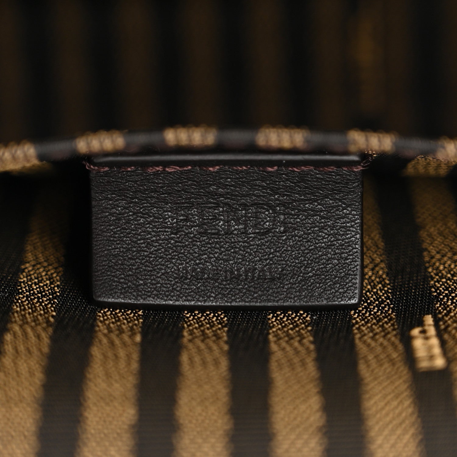 Fendi Vitello Palmellato Wallet on Chain with Pouches Black 7 of 11