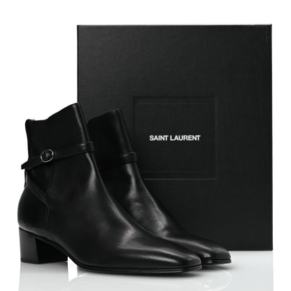 Saint Laurent Calfskin Mens Terry 45 Boots 42 Black 14 of 14
