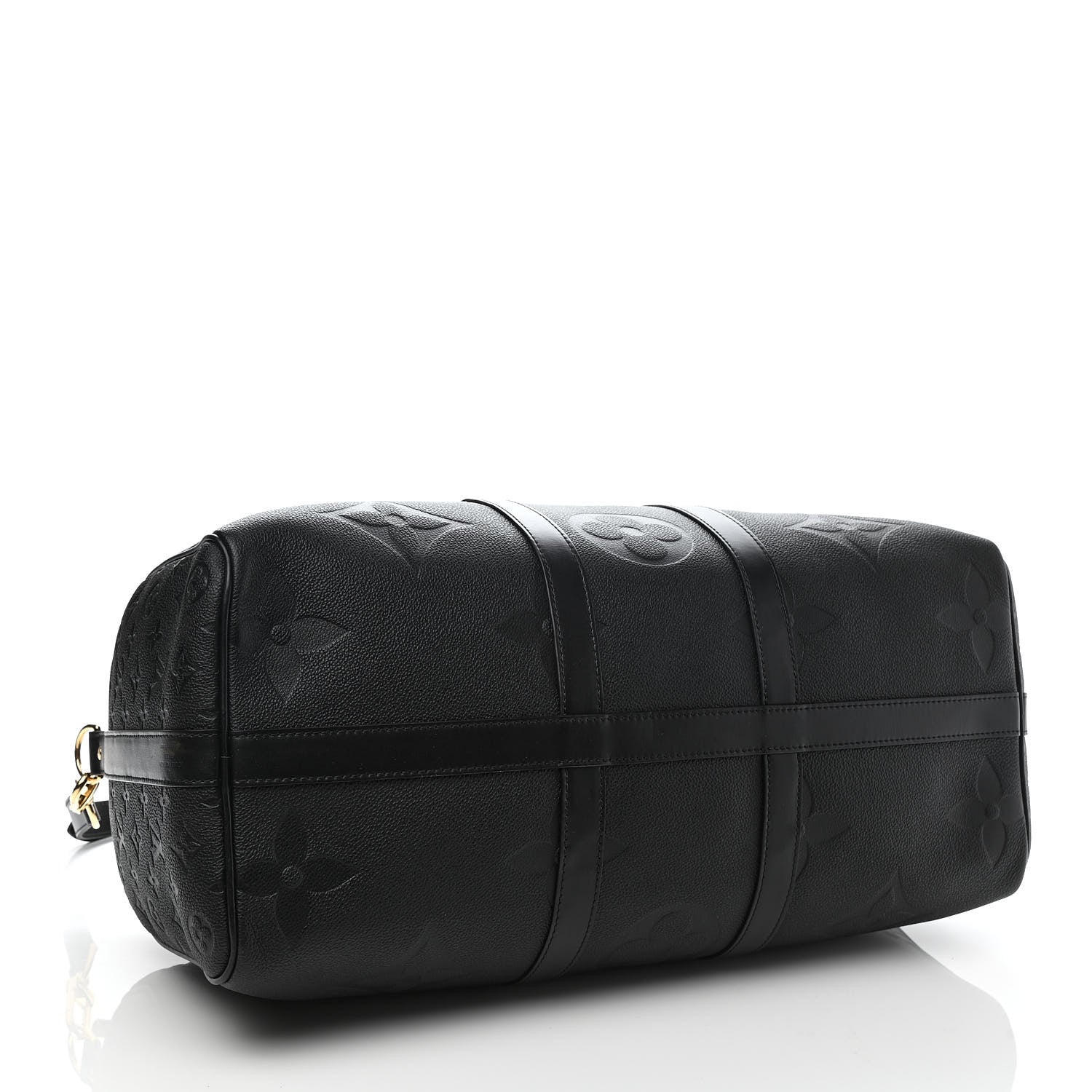 Louis Vuitton Empreinte Monogram Giant Keepall Bandouliere 45 Black 4 of 10