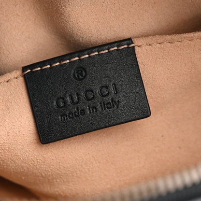 Gucci Calfskin Matelasse GG Marmont Belt Bag 85 34 Black 5 of 13