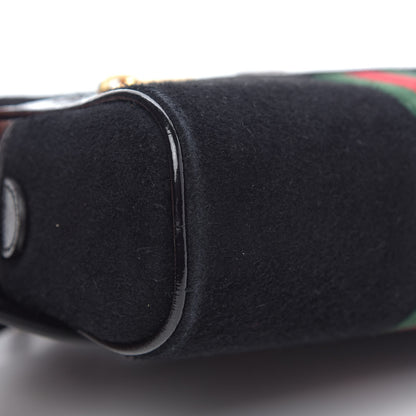 Gucci Suede Small Ophidia Belt Bag 85 34 Black 8 of 9