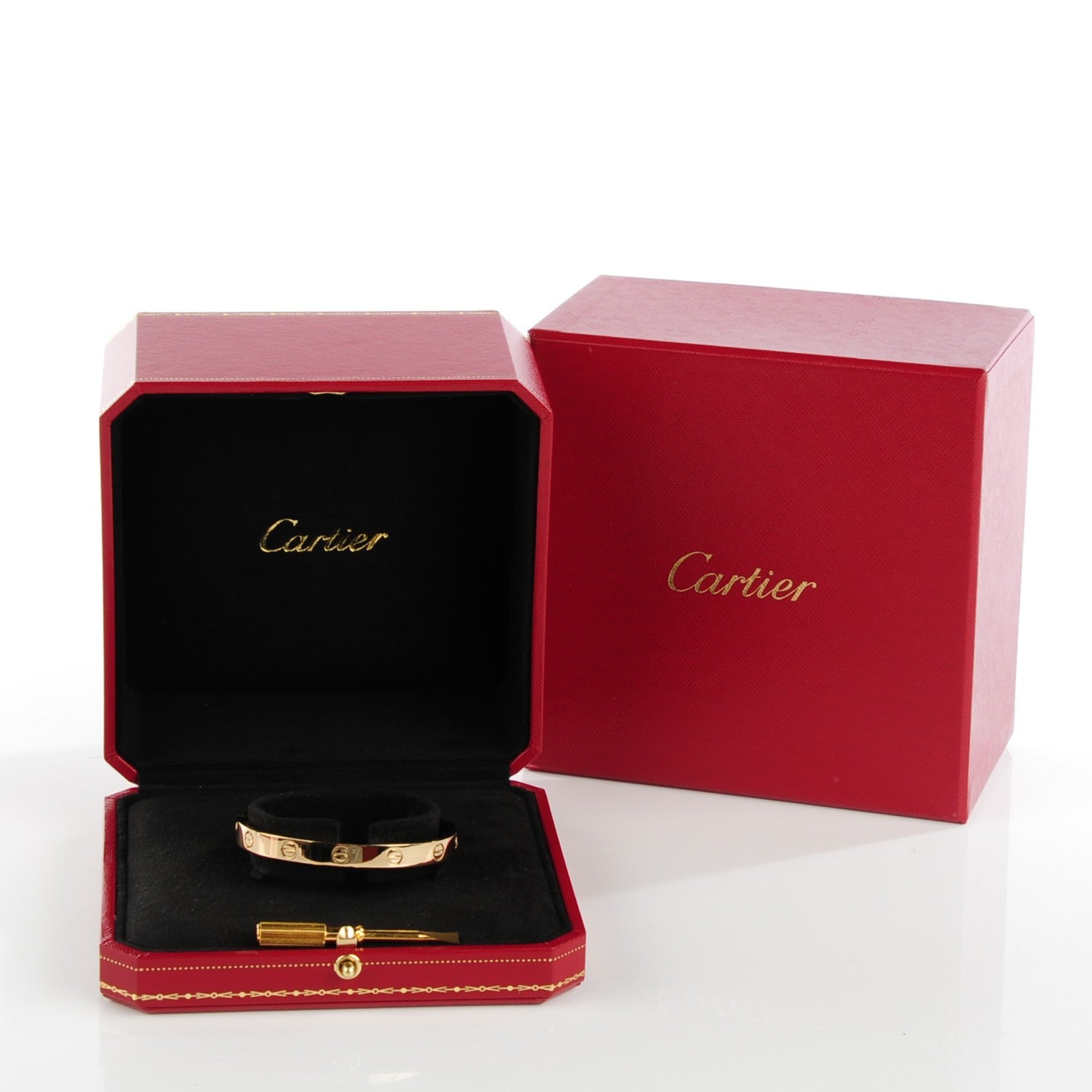 Cartier 18K Yellow Gold LOVE Bracelet 16 4 of 4