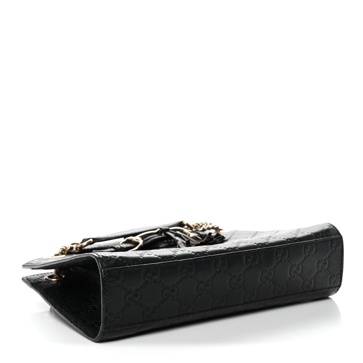 Gucci Guccissima Small Emily Shoulder Bag Black 4 of 11