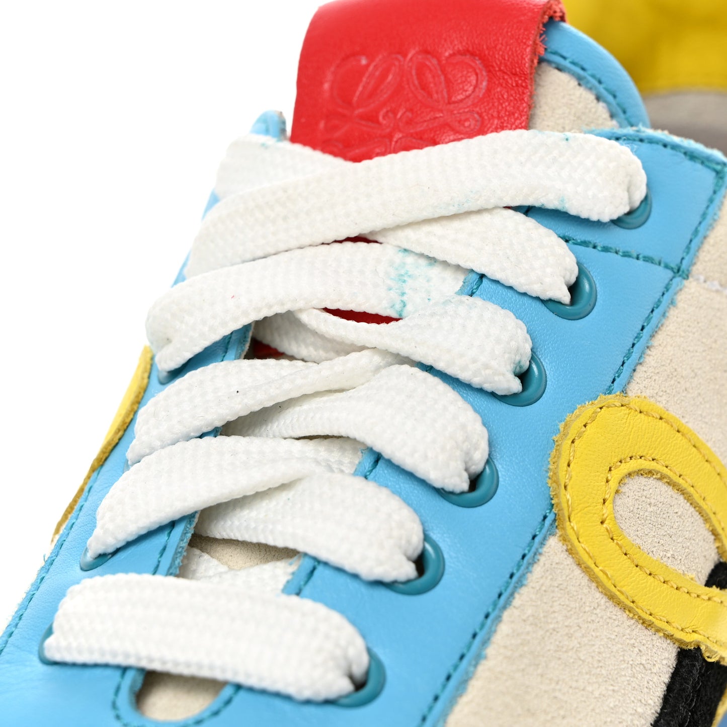 Suede Womens Flow Runner Sneakers 36 Multicolor