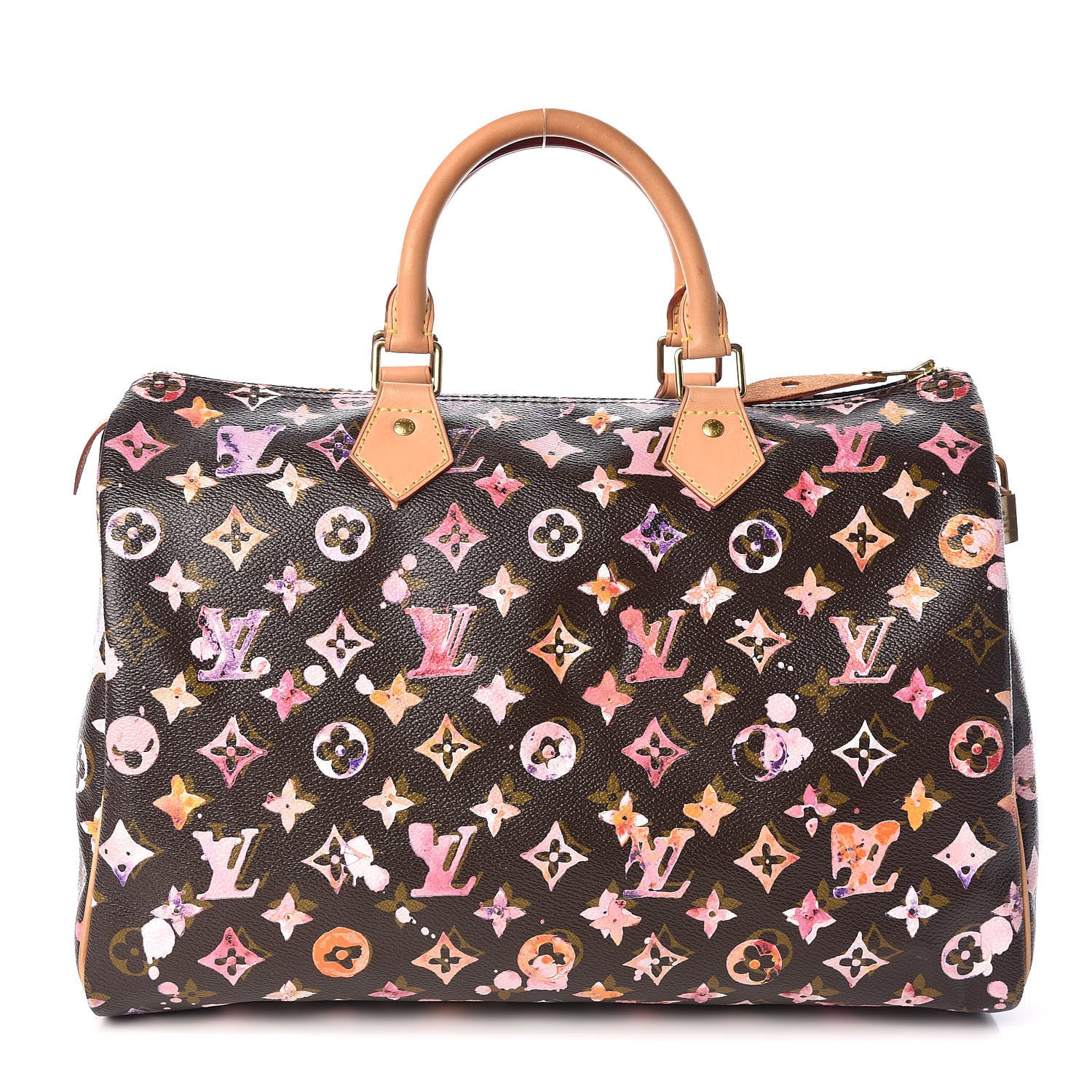Louis Vuitton Watercolor Aquarelle Speedy 35 Brown 1 of 10