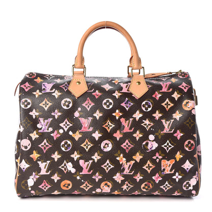 Louis Vuitton Watercolor Aquarelle Speedy 35 Brown 1 of 10