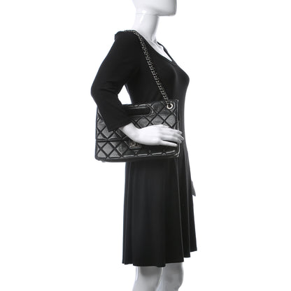 Chanel Washed Lambskin Jumbo Take Away Flap Black 3 of 11