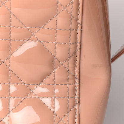Christian Dior Patent Cannage Large Lady Dior Light Pink 9 of 13