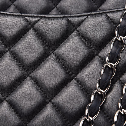 Chanel Lambskin Quilted Maxi Double Flap Black 13 of 22
