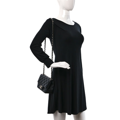 Chanel Lambskin Quilted Mini Rectangular Flap Black 2 of 10