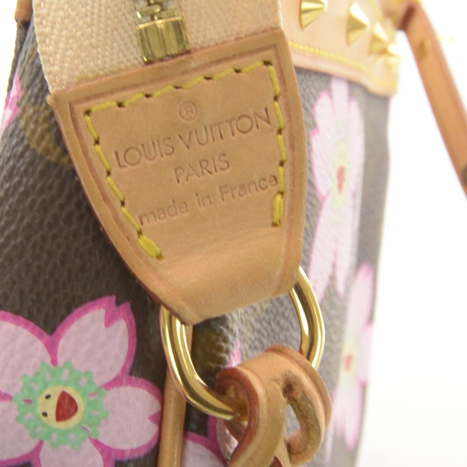 Louis Vuitton Monogram Cherry Blossom Pochette Accessories Brown 5 of 7