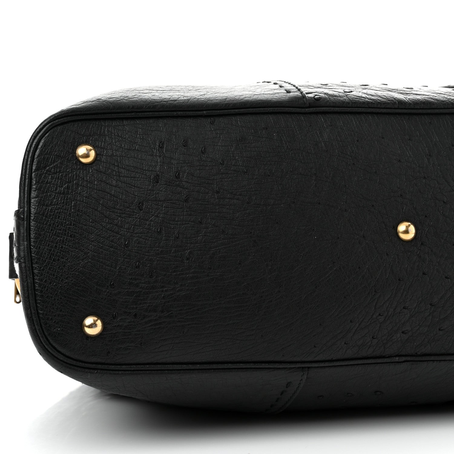 Saint Laurent Ostrich Muse Messenger Bag Black 9 of 13