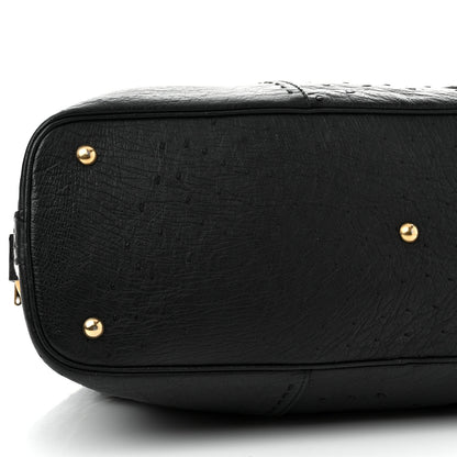 Saint Laurent Ostrich Muse Messenger Bag Black 9 of 13