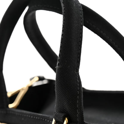 Prada Wicker Canvas Tote Naturale Black 10 of 11