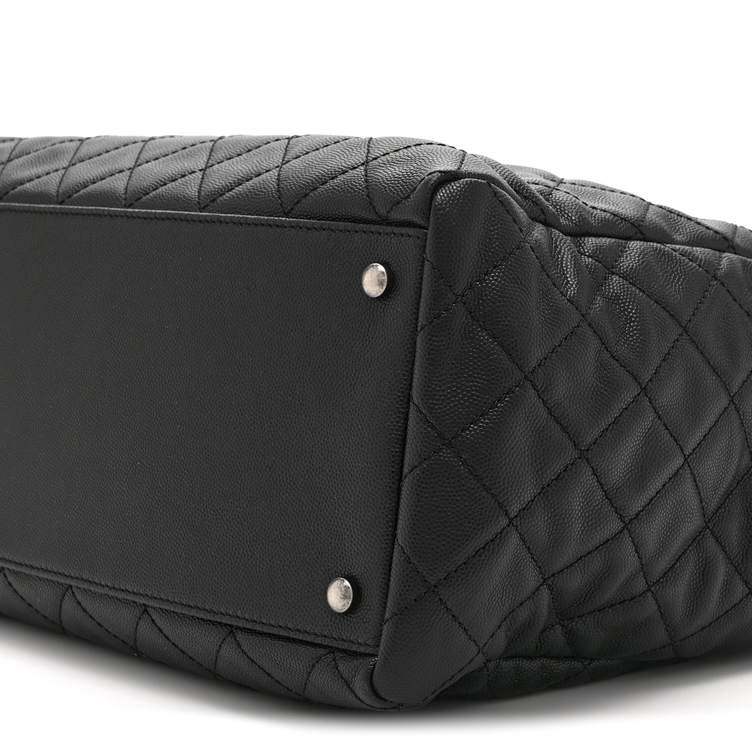 Chanel Caviar Quilted Large Coco Handle Shopping Tote Black 11 of 11