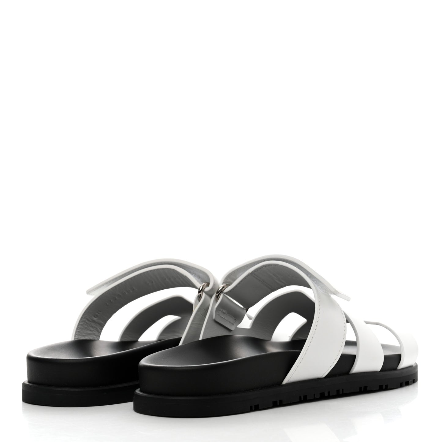 Calfskin Womens Chypre Sandals 37 White