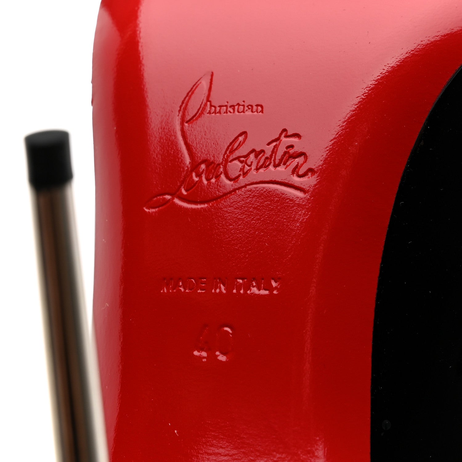 Christian Louboutin Patent Epic 100 Ankle Boots 40 Black 7 of 8