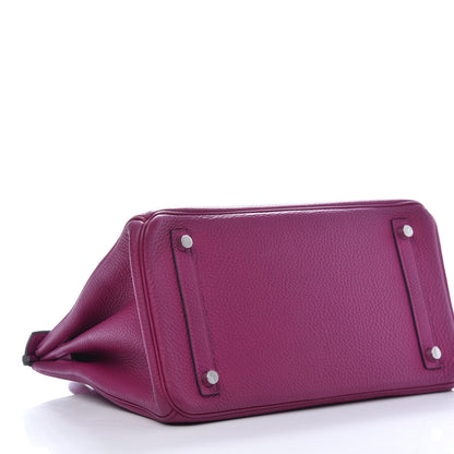 Hermes Togo Birkin 30 Rose Pourpre 6 of 18