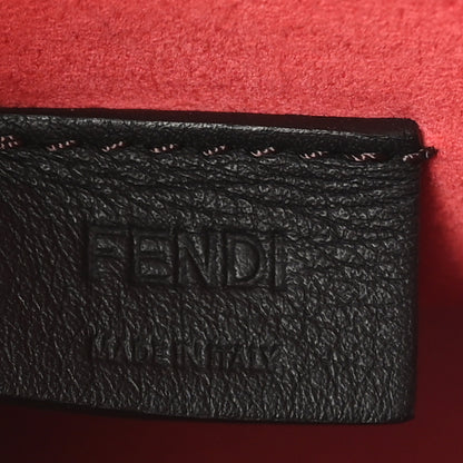 Fendi Vitello Plexiglass FF Embossed Mini Fendi Sunshine Shopper Tote Pink Dalia 6 of 10