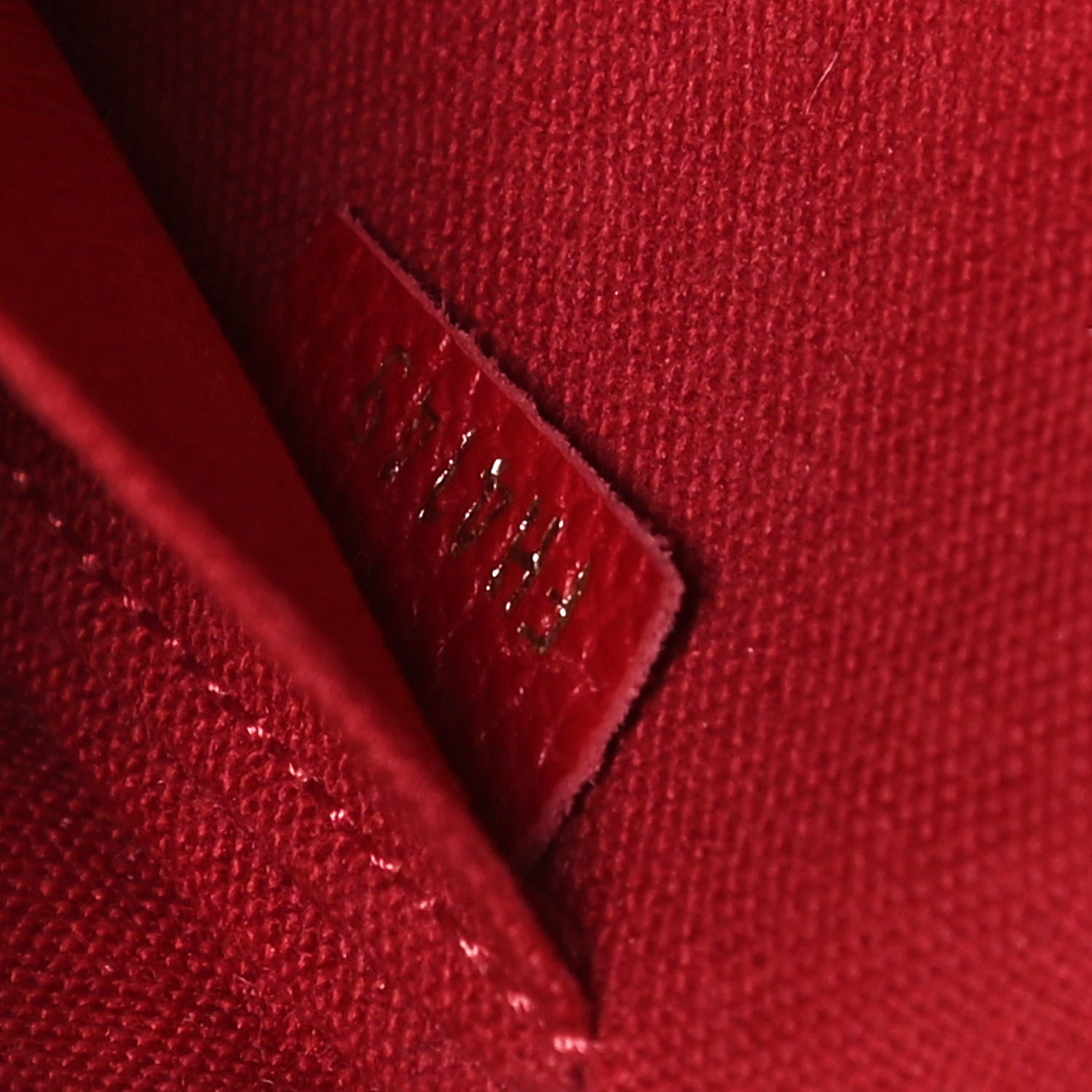 Louis Vuitton Empreinte Pochette Felicie Chain Wallet Scarlet 7 of 10