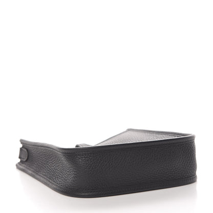 Hermes Taurillon Clemence Evelyne TPM Black 4 of 11